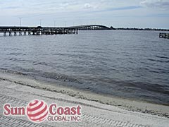 Riverside Beach View of River